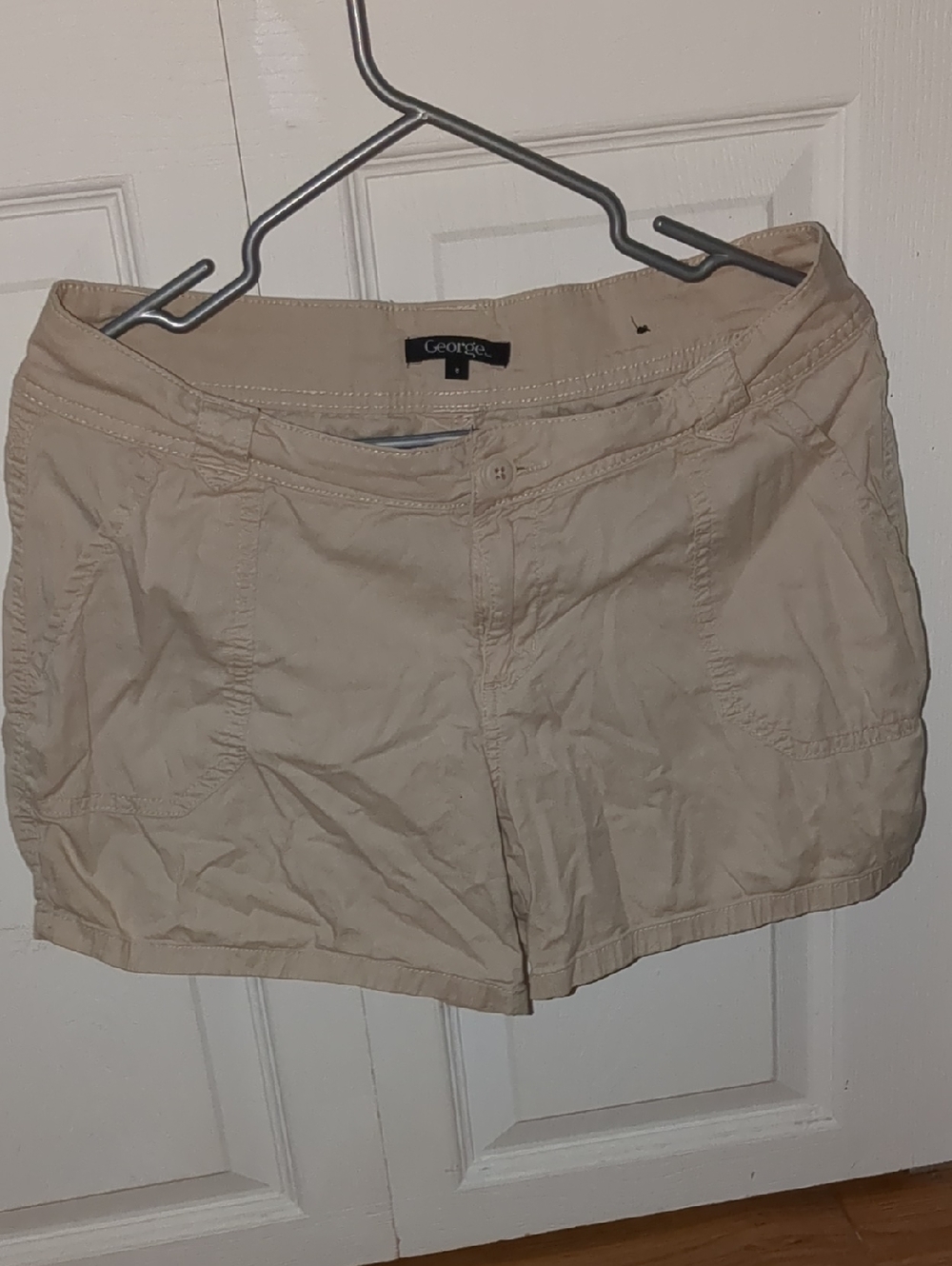 George Women's Light Beige Casual Bermuda Shorts